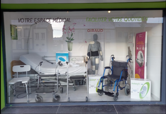 Vitrine de la pharmacie